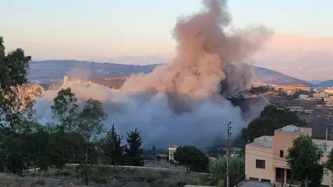 Israel's Airstrikes Strike South Lebanon