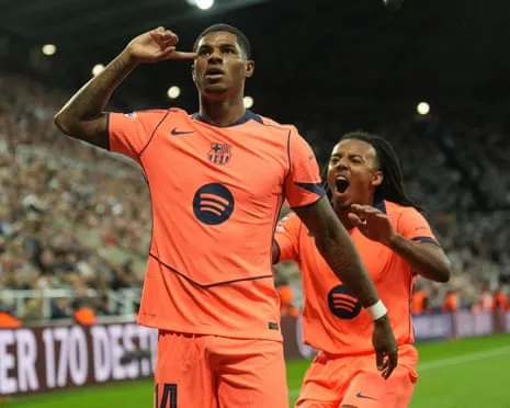 Striker disrupts the Magpies' major occasion and declares: ‘I’m improving at Barça’