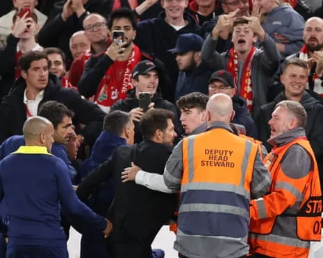 Simeone, Liverpool's Home Ground and Verbal Exchanges in the Workplace