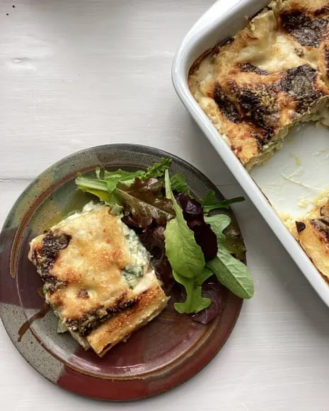 An Inspired Recipe for Layered Pasta with Summer Squash and Three Cheeses